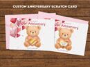 Personalised Anniversary Scratch Card | Romantic Scratch Off Gift for Partner | Custom Surprise Card | Anniversary Gift for Husband or Wife
