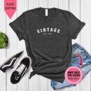 40th Birthday T Shirt, 1987 Vintage Birthday Tee, Birthday Gift for Women, Any Year Est T Shirt, 40th Birthday Gift
