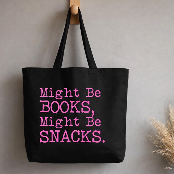 Book Lover Tote Bag | Funny Reader Gift, Organic Cotton Canvas - Image 4