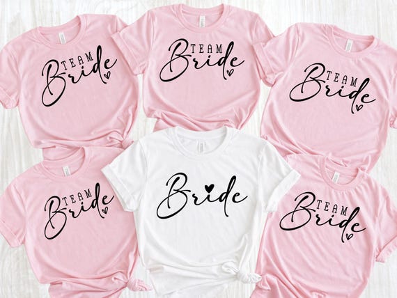 Bride Team Shirt, Bride Shirts, Bachelorette T Shirts, Wedding Party T Shirt, Team Bride Tees, Hen Party Top, Bride Tribe Gift