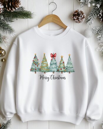 Christmas Tree Sweatshirt – Festive Holiday Crewneck Jumper
