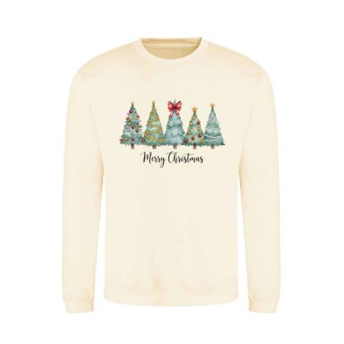 Christmas Tree Sweatshirt – Festive Holiday Crewneck Jumper - Image 3