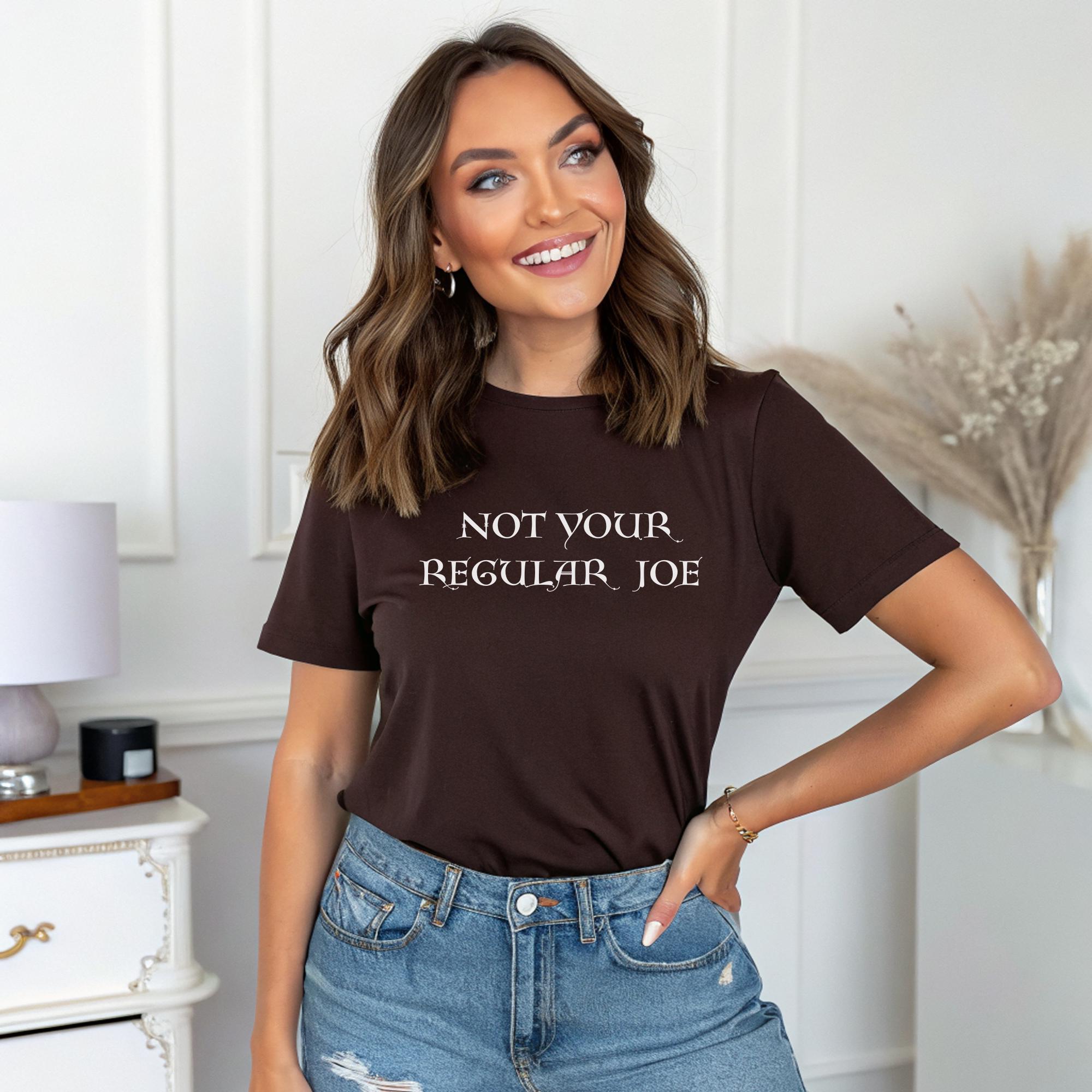 Custom T Shirt Any Text Added, Personalised Minimal Print Tee, Funny T Shirts, Your Text Here Shirt, Custom Printed Gift - Image 6