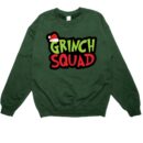 Grinch Squad Christmas Sweatshirt, Family Matching Xmas Jumper