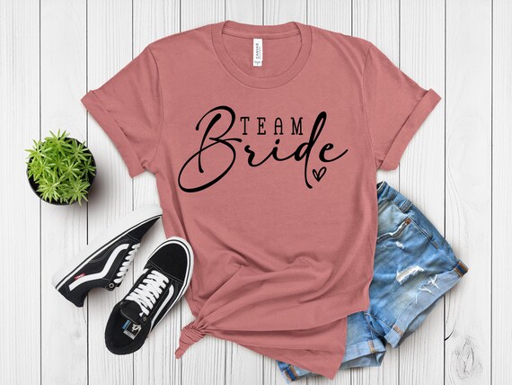 Personalised Team Bride Shirts, Bachelorette Party Shirts, Matching Bride Tribe T Shirts, Hen Party Wedding Tee, Bride Gift - Image 5