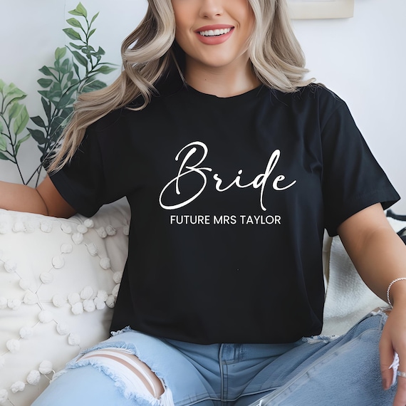 Personalized Future Mrs. T-Shirt: Bride-to-Be Gift - Image 2