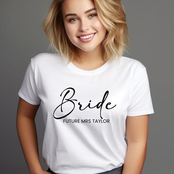 Personalized Future Mrs. T-Shirt: Bride-to-Be Gift - Image 3