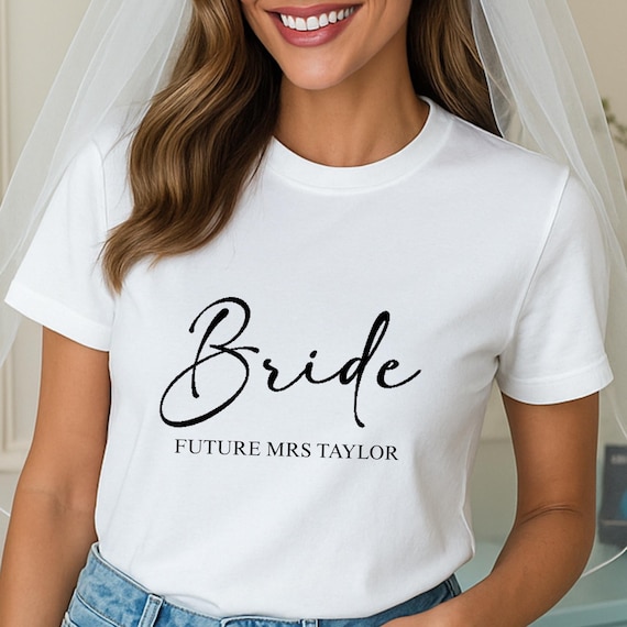 Personalized Future Mrs. T-Shirt: Bride-to-Be Gift - Image 5